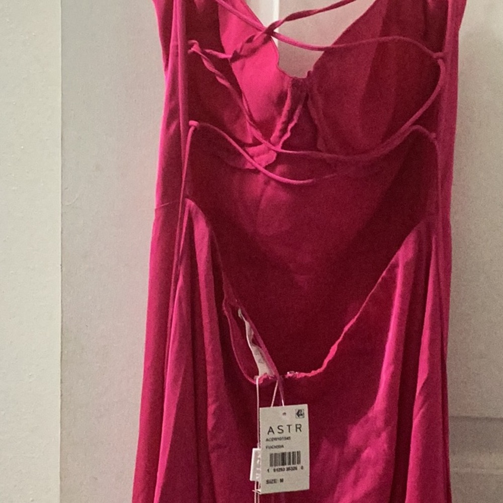 ASTR Fuchsia Strappy Dress